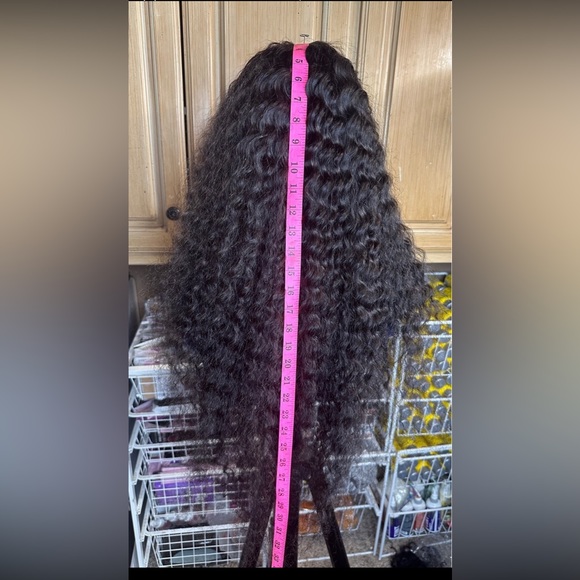 ❤️NEW ❤️100% Human Hair HD Lace Front Wig 30” Density 180 MEDIUM TO LARGE HEAD - Picture 7 of 11